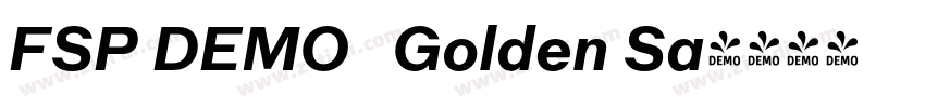 FSP DEMO   Golden Sa字体转换